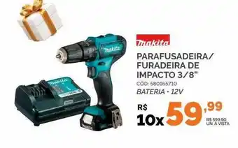 Carajás Makita Parafusadeira Furadeira De Impacto 3 8 oferta