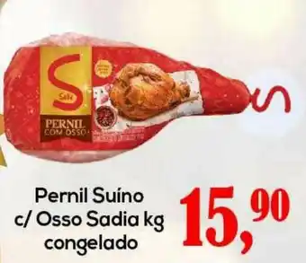 Semar Supermercado Pernil Suino C Osso Sadia Kg Congelado oferta