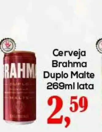 Semar Supermercado Cerveja Brahma Duplo Malte oferta