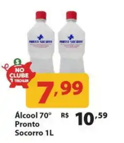 Supermercados Tischler Alcool 70° Pronto Socorro oferta