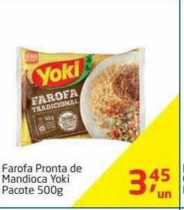 Tenda Atacado Farofa Pronta De Mandioca Yoki oferta