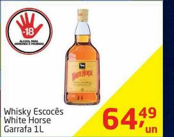 Tenda Atacado Whisky Escocês White Horse oferta