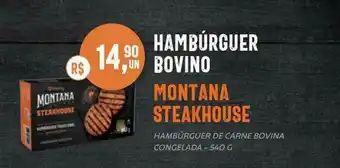 Tenda Atacado Hambúrguer Bovino Montana Steakhouse oferta