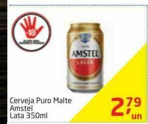 Tenda Atacado Cerveja Puro Malte Amstel oferta