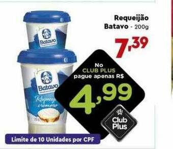 Supermercado Lavapés Requeijão Batavo oferta