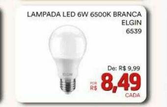 Lampada Led 6w 6500k Branca Elgin