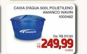Conibase Caixa D'água 500l Polietileno Amanco Wavin oferta