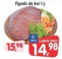 Cercadão Figado de Boi 1kg oferta