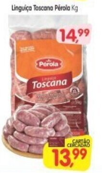 Cercadão Linguica Toscana Perola 1kg oferta
