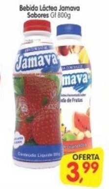 Cercadão Bebida Lactea Jamava Sabores 800g oferta