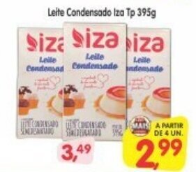 Cercadão Leite condensado Iza Tp 395g oferta