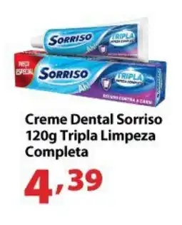 Supermercados Tischler Creme Dental Sorriso Tripla Limpeza Completa oferta