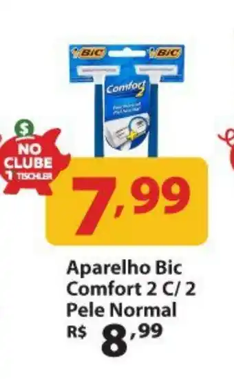 Supermercados Tischler Aparelho Bic Comfort 2 C/2 Pele Normal oferta