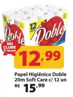 Supermercados Tischler Papel Higiênico Doble 20m Soft Care oferta