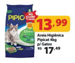 Supermercados Tischler Areia Higiênica Pipicat p/ Gatos oferta