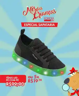 Grupo Formosa Tênis led pé com pé oferta