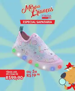 Grupo Formosa Tênis led pé com pé oferta