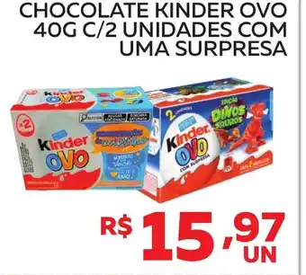 Lider Atacadista Chocolate kinder ovo oferta
