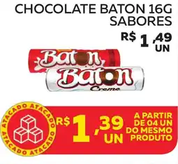 Lider Atacadista Chocolate baton sabores oferta
