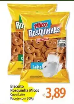 Atacadão Biscoito Rosquinha Micos oferta