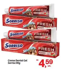 Fort Atacadista Creme Dental Gel Sorriso oferta