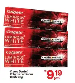 Fort Atacadista Creme Dental Colgate Luminous White oferta