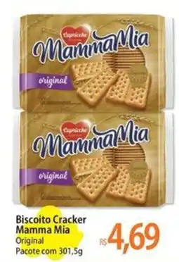 Atacadão Biscoito Cracker Mamma Mia oferta