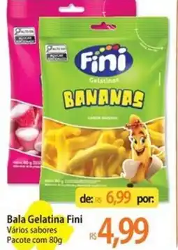 Atacadão Bala Gelatina Fini Vários sabores Pacote oferta