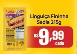 Supermercados Pague Menos Linguiça Fininha Sadia oferta