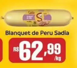 Supermercados Pague Menos Blanquet de Peru Sadia oferta