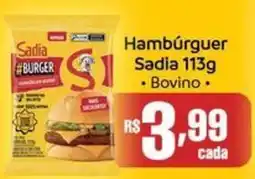 Supermercados Pague Menos Hambúrguer Sadia oferta