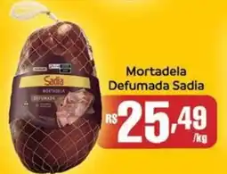 Supermercados Pague Menos Mortadela Defumada Sadia oferta