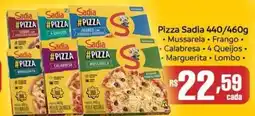 Supermercados Pague Menos Pizza Sadia oferta