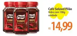 Atacadão Café Solúvel Pilão Vidro oferta