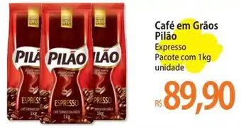 Atacadão Café em Grãos Pilão oferta