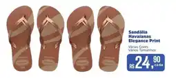 Supermercados Mateus Sandália Havaianas Elegance Print oferta