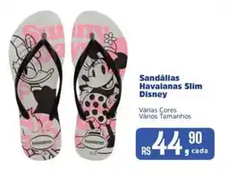 Supermercados Mateus Sandálias Havaianas Slim Disney oferta