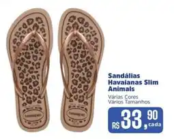 Supermercados Mateus Sandálias Havaianas Slim Animals oferta