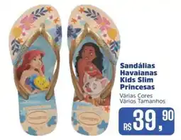 Supermercados Mateus Sandálias Havaianas Kids Slim Princesas oferta