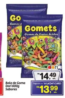 Fort Atacadista Bala de Goma Dori Sabores oferta