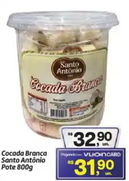 Fort Atacadista Cocada Branca Santo Antônio Pote oferta