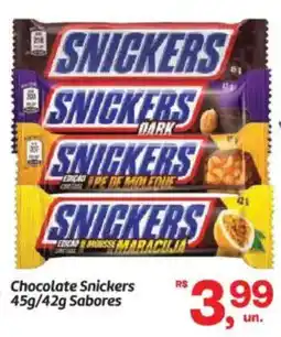 Fort Atacadista Chocolate Snickers Sabores oferta