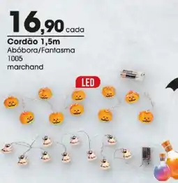 Zaffari Cordão 1,5m Abóbora/Fantasma oferta