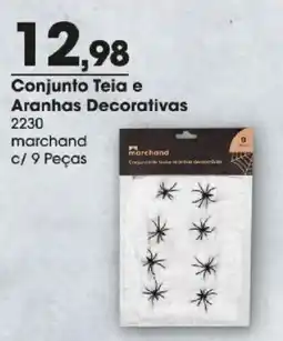 Zaffari Conjunto Teia e Aranhas Decorativas oferta