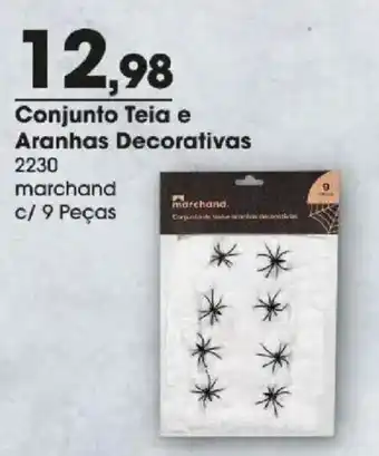 Zaffari Conjunto Teia e Aranhas Decorativas oferta