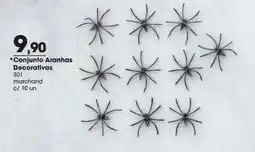 Zaffari Conjunto Aranhas Decorativas oferta