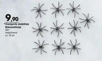 Zaffari Conjunto Aranhas Decorativas oferta