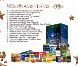 Supermercados Rondon Cesta NATALINA BOAS FESTAS oferta