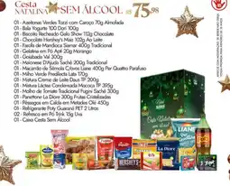 Supermercados Rondon Cesta NATALINA SEM ÁLCOOL oferta