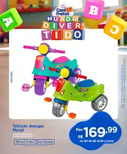 Casa Freitas Triciclo Avespa Maral oferta